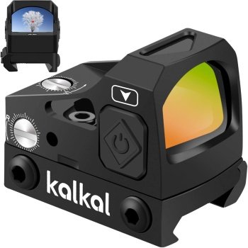 Red Dot Sight Pistol, 2 MOA Reflex Sight Red Dot Scope Optics with 12 Brightness