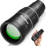 16X52 Monocular Telescope High Powered for Adults, 2023 Power Prism Compact