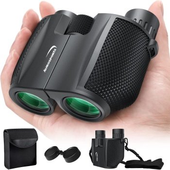 Aurosports 10x25 Binoculars for Adults and Kids, Large View Compact Binoculars