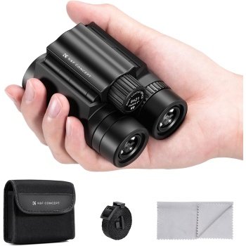 K&F Concept 8x21 Compact Binoculars for Kids and Adults, with BAK4 Prism