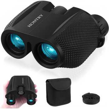 Hontry Binoculars for Adults and Kids, 10x25 Compact Binoculars