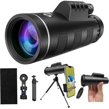 Monocular Telescope for Adults,12x50 HD Large Vision Monoculars