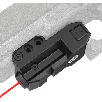 SOLOFISH Low Profile Beams for Guns, Magnetic Rechargeable Green Blue Red Beam